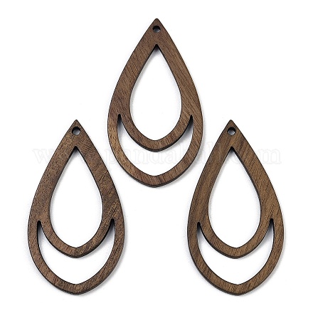 Подвески из орехового дерева WOOD-A025-04F-1