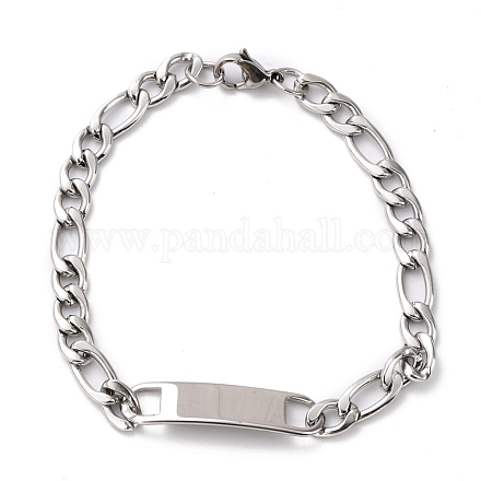 Bracelets d'identification en 304 acier inoxydable STAS-B021-20P-1