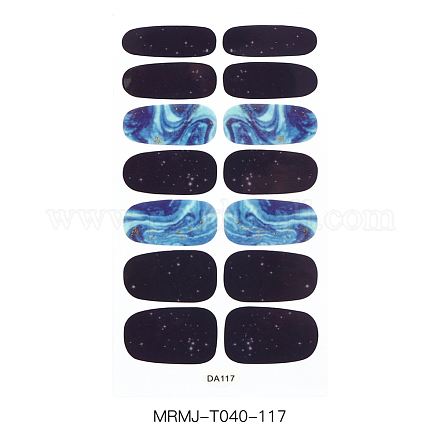 Nagelkunstaufkleber der vollen Abdeckung MRMJ-T040-117-1