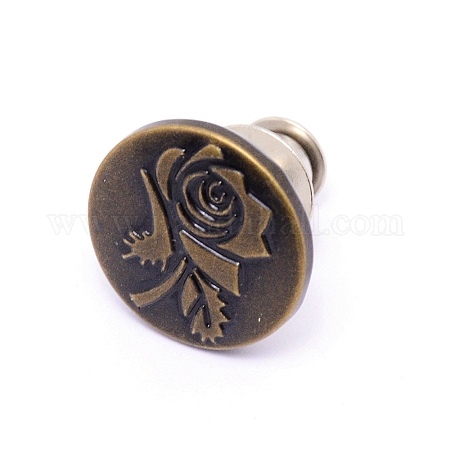 Wholesale Zinc Alloy Scalable & Removable Button Pins for Jeans 