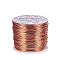 BENECREAT 17 Gauge(1.2mm) Aluminum Wire 380FT(116m) Anodized Jewelry Craft Making Beading Floral Colored Aluminum Craft Wire - Copper