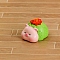 Cartoon Resin Animal Sushi Mini Model, Simulation Food, Micro Landscape Accessories, Pretending Prop Decorations, Pig, 25x33mm
