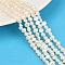 Natural Cultured Freshwater Pearl Beads Strands, Two Sides Polished, Grade 4A+, Seashell Color, 4~5mm, Hole: 0.7mm, about 70~71pcs/strand, 33~33.3cm