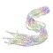 Electroplate Glass Beads Strands, Round, Faceted(32 Faceted), Gradient Color, Lilac, 6mm, Hole: 1.2mm, about 61pcs/strand, 12.60''(32cm)