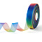 Polyester Organza Ribbons, Colorful, 1 inch(25mm), about 100yards/roll(91.44m/roll)
