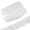 1Pc Polyester Lace Ribbon, for Garment Accessories, Gift Decoration, White, 2-3/8 inch(60mm), about 16.40 Yards(15m)/Set
