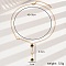 Stainless Steel Y-Shaped Necklaces for Women, Flower