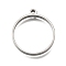 304 Stainless Steel Pendants, Round, 28x25x3mm, Hole: 2mm
