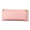 Wool Felt Purse Organizer Insert, with Iron Grommets, Mini Handbag Shaper Premium Felt, Bag Accessories, Rectangle, Pink, 17x8x0.7cm, Hole: 10mm