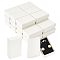 Paper Jewelry Gift Box, with Sponge Inside, Rectangle, White, 8x5.2x2.8cm, Inner Diameter: 7.5x4.5x1.8cm