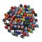 Pave Disco Ball Beads, Polymer Clay Rhinestone Beads, Round, Mixed Color, 10mm, Hole: 1.5mm