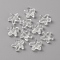 Handmade Lampwork Beads, Starfish, Clear, 13x14x5mm, Hole: 1mm