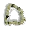 Natural Prehnite Stretch Bracelets, Chip, Inner Diameter: 2-1/8~2-3/8 inch(5.5~6cm)