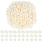 300Pcs 3 Styles Plastic Beads, Holder Gasket, Column, Beige, 3~7x7mm, Hole: 3mm, 100pcs/style