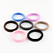 Elastic Hair Ties, Ponytail Holder, Mixed Color, 30mm, 60pcs/box