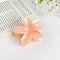 Candy Color Flower Plastic Claw Hair Clips, Hair Accessories for Women & Girls, Light Salmon, 80x70mm