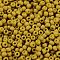 TOHO Round Seed Beads, Japanese Seed Beads, (1623F) Gold Lined Mustard Luster Matte , 11/0, 2.2mm, Hole: 0.8mm, about 5555pcs/50g