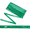 Polyester Ribbons, with Plastic Sequins, Sea Green, 1/2 inch(12mm)