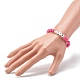 Stretch-Armband aus blickdichten Acrylperlen für Kinder BJEW-JB06587-4