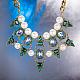 Fashion Women Jewelry Zinc Alloy Glass Rhinestone Bib Statement Necklaces NJEW-BB15489-A-8