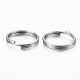 304 anelli portachiavi in ​​acciaio inox STAS-H413-07P-C-2