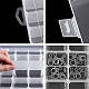 PandaHall 2 pcs 14 Grids Jewelry Dividers Box Organizer Rectangle Clear Plastic Bead Case Storage Container with Adjustable Dividers for Beads Jewelry Nail Art Small Items Craft Findings CON-PH0001-94-7