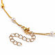 Brass Handmade Beaded Chain Necklaces NJEW-JN02946-3