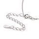 Rhodinierte 925-Sterlingsilber-Kabelketten-Halskette für Damen STER-I021-09P-3