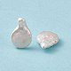 Perles de perles de keshi naturelles baroques PEAR-N020-L31-2