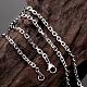Unisex 316L Stainless Steel Cable Chain Necklaces NJEW-BB02011-18-3