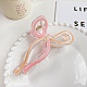 Enamel Bowknot Plastic Large Claw Hair Clips PW-WG69560-01-1