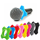 CHGCRAFT 16Pcs 8 Colors Silicone 4 Points Star Anti-Rolling Ring for Handheld Wireless Microphone AJEW-CA0003-53-6