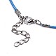 Воском хлопка ожерелье шнура материалы MAK-S034-018-4