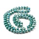 Brins de perles de verre à plaque de couleur ab EGLA-P051-02A-B04-2