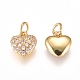 Charms in ottone ZIRC-L070-85G-1