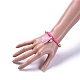 Bracelets élastiques faits à la main de perles heishi en pâte polymère BJEW-JB05088-04-5