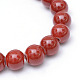 Chapelets de perles en verre peintes DGLA-S071-8mm-B20-2