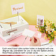 AHANDMAKER 24 Pcs Table Number Holder Memorandum Clip Holder Stand with Alligator Clasp Place Card Holder Cube Base Memorandum Clips Holders Card Display Stands for Wedding Birthday Party ODIS-GA0001-47B-3