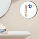 Акриловая настенная полка для хранения повязок на голову AJEW-WH0534-02-5