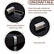 Unicraftale 304 ステンレススチールベルトループキーパー  メンズ ベルト バックル アクセサリー用  ステンレス鋼色  3.85x1.65x1.15cm  内径：3.5x1.5のCM  2個/箱 FIND-UN0002-43B-5