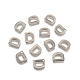 304 Stainless Steel Letter Charms STAS-O072-D-2