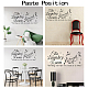 PVC Quotes Wall Sticker DIY-WH0200-097-3