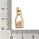 Brass Micro Pave Cubic Zirconia Pendants KK-F865-21G-3