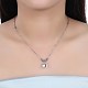 Trendy 925 Sterling Silver Pendant Necklace NJEW-BB30710-4