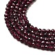 Гранат природный бисер нитей&nbsp;G-I341-09B-01-3