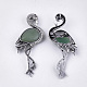Natural Green Aventurine Brooches/Pendants G-S353-06A-2