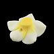 Handmade Polymer Clay 3D Flower Plumeria Beads CLAY-Q192-30mm-14-2