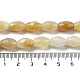 Chapelets de perles en jade topaze naturelle G-P520-C13-01-5