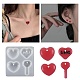 Stampi in silicone con ciondolo fai da te a forma di cuore e chiave a tema San Valentino DIY-G107-01-1