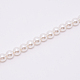 Poignées de sac de perles rondes en acrylique blanc FIND-TAC0006-24C-02-2